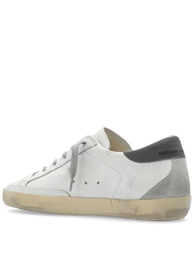 Superstar Leather Low Top Sneakers Grey White - GOLDEN GOOSE - BALAAN 5