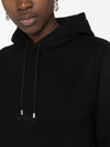 Logo Hoodie Black - SAINT LAURENT - BALAAN 6