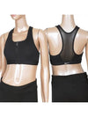 Dri-Fit Swoosh Zipper Front Bra Black - NIKE - BALAAN 3