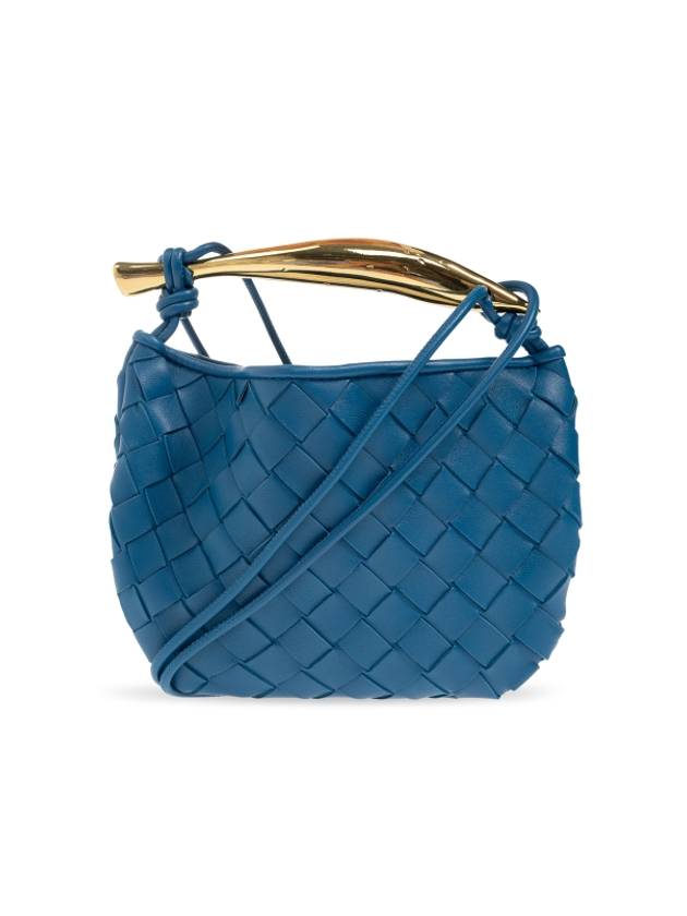 Sardin Intrecciato Mini Tote Bag Blue - BOTTEGA VENETA - BALAAN 2