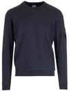 Lens Wappen Cotton Sweatshirt Navy - CP COMPANY - BALAAN.