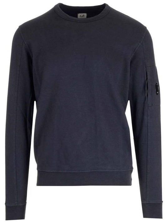 Lens Wappen Cotton Sweatshirt Navy - CP COMPANY - BALAAN 1