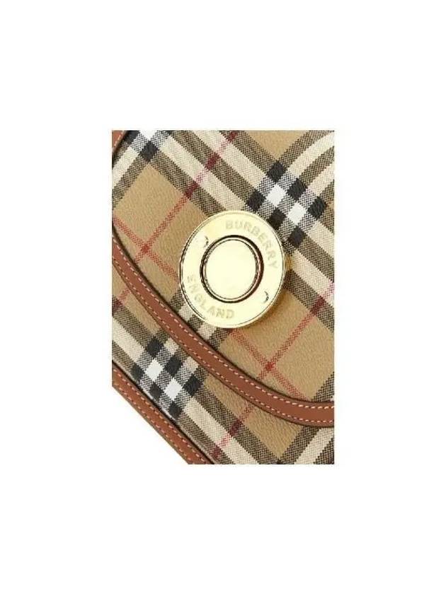 Elizabeth Check Pattern Small Cross Bag Beige - BURBERRY - BALAAN 5