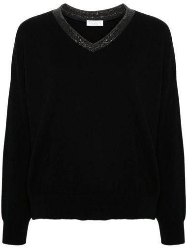 Brunello Cucinelli Sweaters Black - BRUNELLO CUCINELLI - BALAAN 1