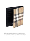 Check Pattern Half Halfwallet Beige - BURBERRY - BALAAN 3