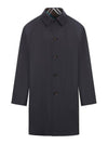 Check Reversible Gabardine Hastings Long Car Single Coat Black - BURBERRY - BALAAN 2