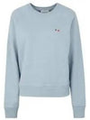 Tricolor Fox Patch Adjusted Sweatshirt Blue - MAISON KITSUNE - BALAAN 2