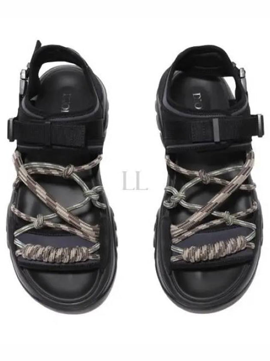 H Town Sandals Black - DIOR - BALAAN 2