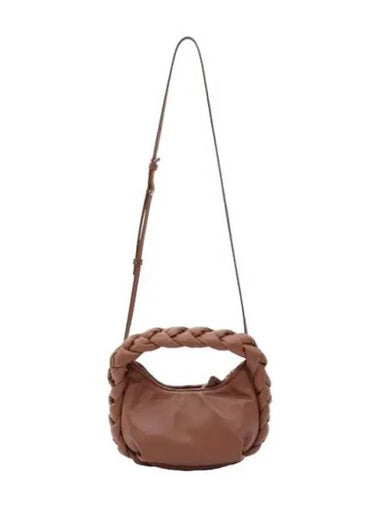 Mini Espiga Crossbody Bag Chestnut - HEREU - BALAAN 1