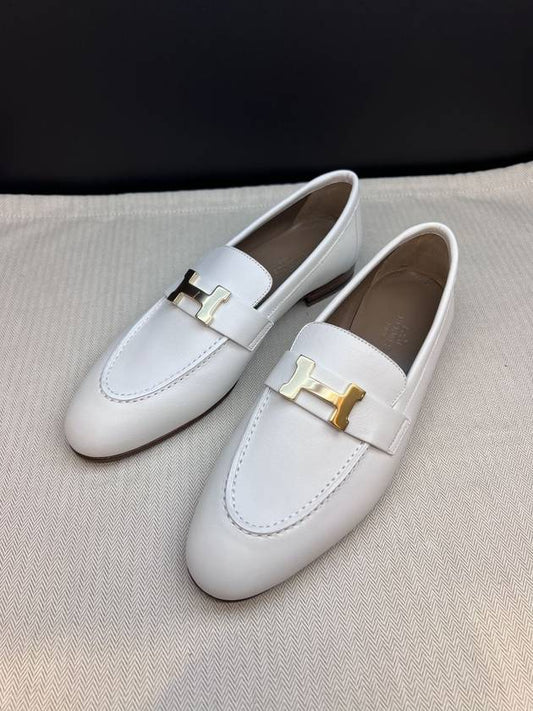 Women s Paris Loafers Blanc Gold H231048Z90 - HERMES - BALAAN 2