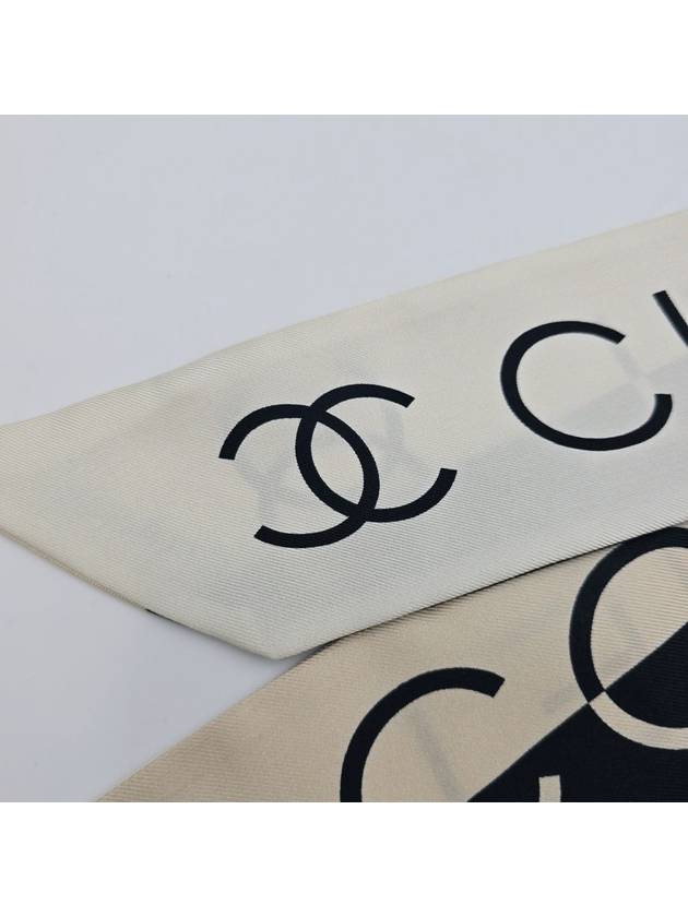 Long scarf bandeau twilly hairband AAA483 - CHANEL - BALAAN 6