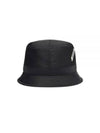 Le Bob Ovalie Nylon Bucket Hat Black - JACQUEMUS - BALAAN 2