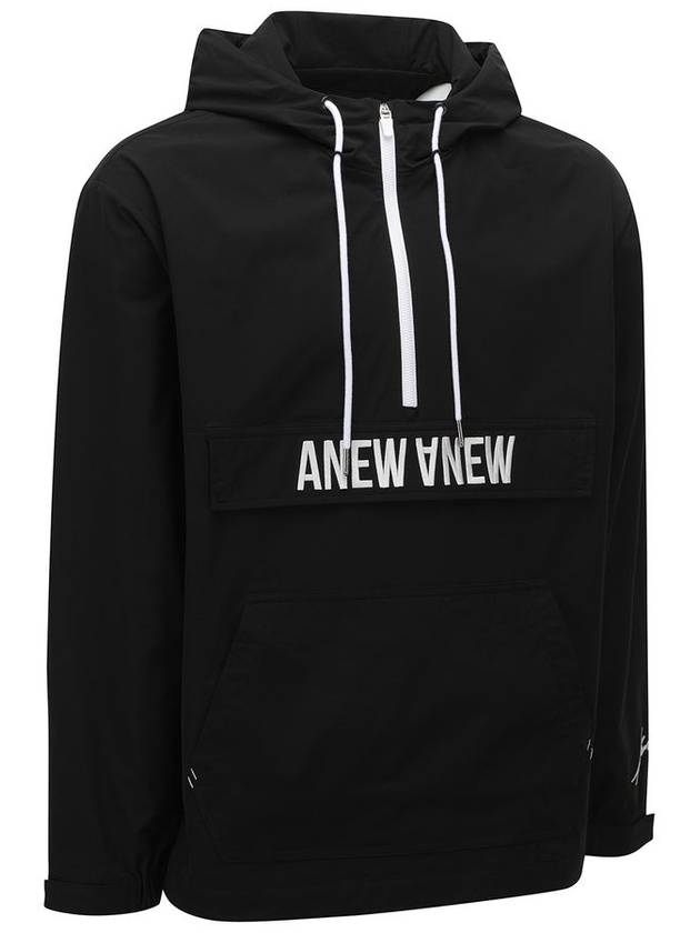 Official ANEW UNI HOODIE ANORAK BK - ANEWGOLF - BALAAN 4