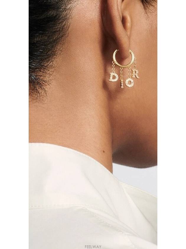 Revolution Earrings Gold - DIOR - BALAAN 5