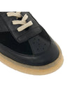 6 Court Paneled Lace-Up Low-Top Sneakers black - MAISON MARGIELA - BALAAN 10