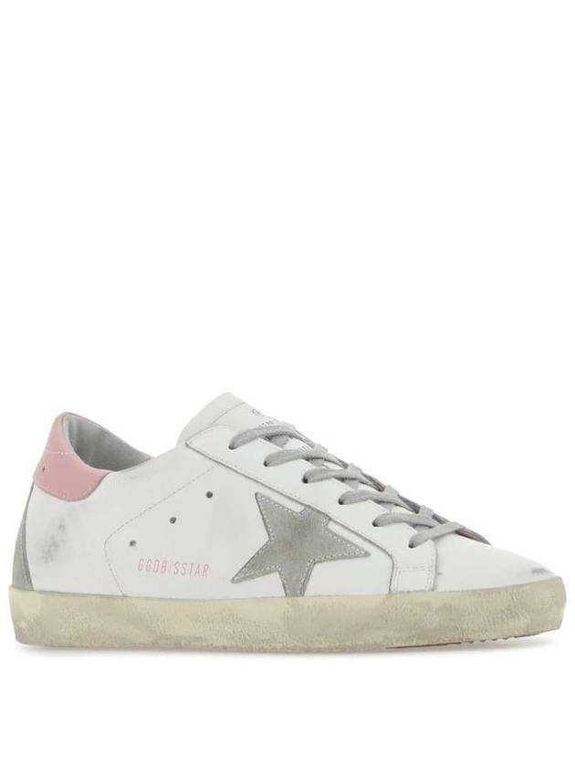 Superstar Pink Tab Low Top Sneakers - GOLDEN GOOSE - BALAAN 3