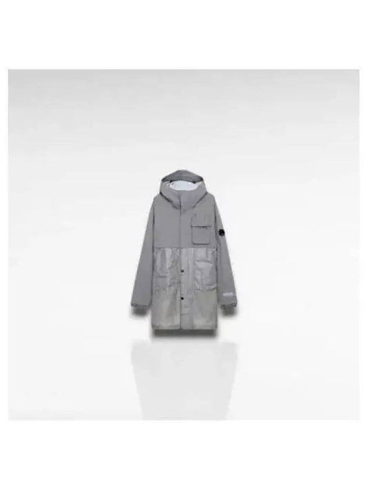 Goretex Infinium Lens Patch Parka Grey - CP COMPANY - BALAAN 2