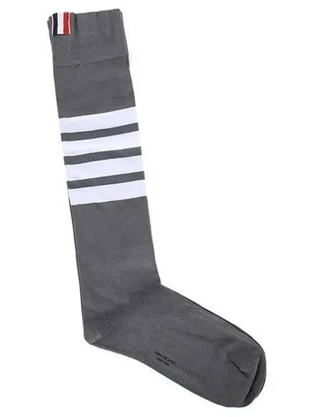 4 Bar Stripe Socks Grey - THOM BROWNE - BALAAN 2