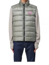 Crofton Logo Patch Padded Vest Sagebrush - CANADA GOOSE - BALAAN 2