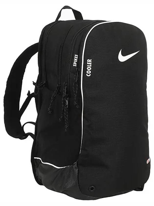 Track Swoosh Print Backpack Black - NIKE - BALAAN 3