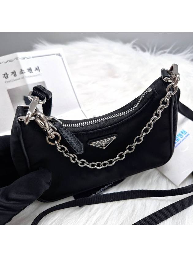 Nylon re edition chain mini hobo bag cross 1TT122 - PRADA - BALAAN 6