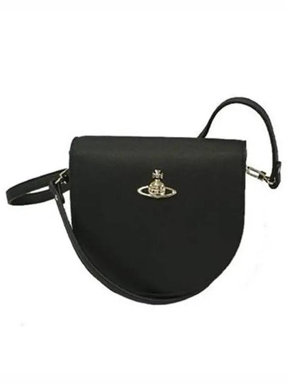 Saffiano Saddle Cross Bag Black - VIVIENNE WESTWOOD - BALAAN 2