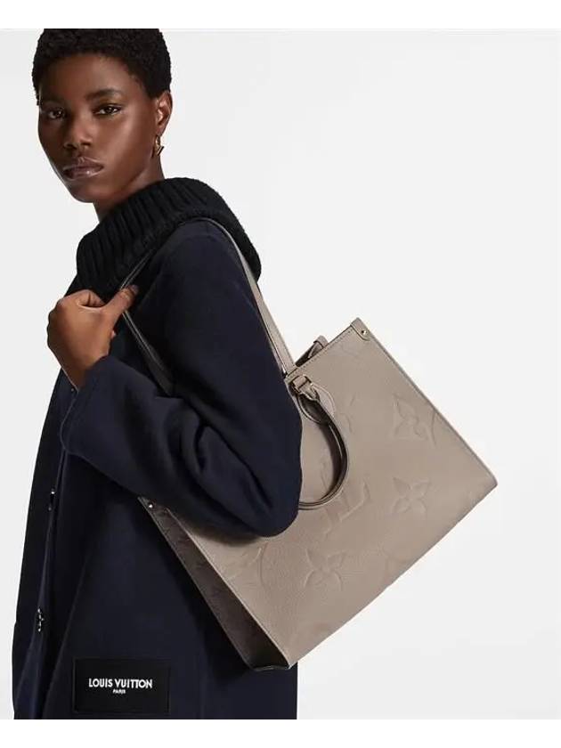 OnTheGo MM Monogram Tote Bag Grey - LOUIS VUITTON - BALAAN 9