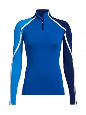 GFORE COLOUR BLOCK 14 ZIP G4LF22K139 ULTRAMARINE Women s Color - G/FORE - BALAAN 1