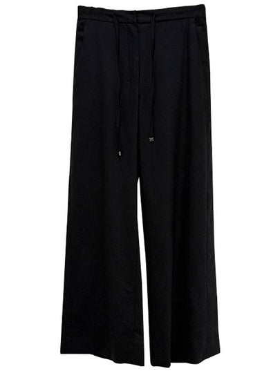 Floria Virgin Wool Track Pants Black - MAX MARA - BALAAN 2