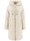 TREFE Quilted Hooded Padded Jacket Sand 2429496075 081 - MAX MARA - BALAAN 2