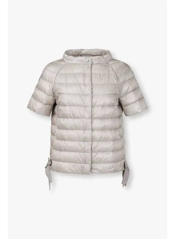 Women s Short Raglan Sleeve Down Padded Jacket Ecru - HERNO - BALAAN 1