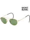 Eyewear Oval Sunglasses Green - MONTBLANC - BALAAN 5