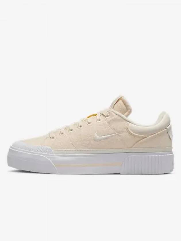 Court Legacy Lift Low Top Sneakers Pale Ivory - NIKE - BALAAN 1