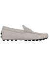 Gommino Bubble Suede Driving Shoes Ivory - TOD'S - BALAAN 5