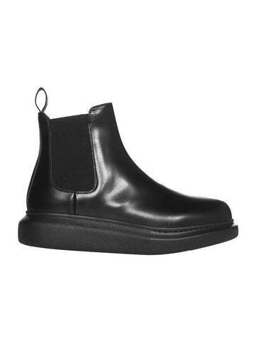 Contrast Panel Chelsea Boots Black - ALEXANDER MCQUEEN - BALAAN 1