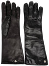 Men's Black Leather Wool Gloves - 1017 ALYX 9SM - BALAAN 2