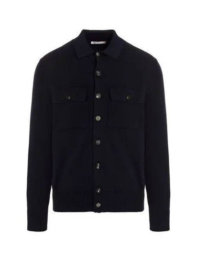 Flap Pocket Shirt Cardigan Navy - BRUNELLO CUCINELLI - BALAAN 2