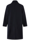 Men's OG Wool Balmacan Coat Navy - OFFGRID - BALAAN 3