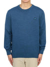 Fox Head Patch Regular Knit Top Blue - MAISON KITSUNE - BALAAN 2