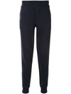 Men's Side Stripe Track Pants Navy - MONCLER - BALAAN.