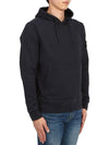 Signature Logo Patch Hoodie Navy - STONE ISLAND - BALAAN 4