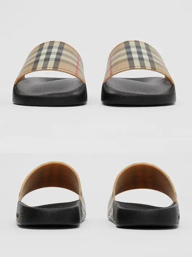 Vintage Check Slippers Beige - BURBERRY - BALAAN 8