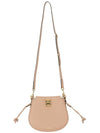 Mini Silky Calf Iris Hobo Cross Bag Beige - MULBERRY - BALAAN 5