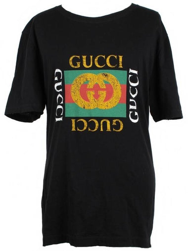 Box Logo Short Sleeve T Shirt XL - GUCCI - BALAAN 1