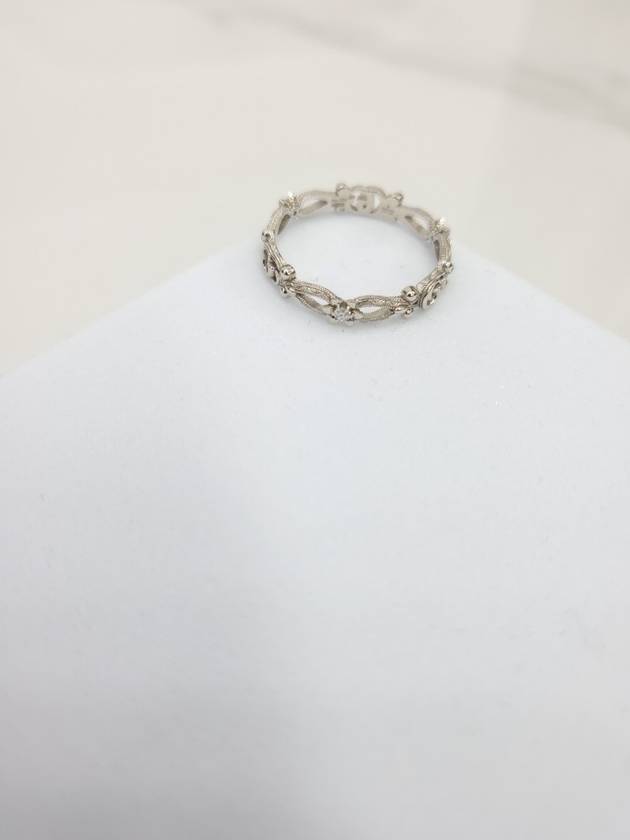 Flora 18k white gold ring No 18 - GUCCI - BALAAN 3