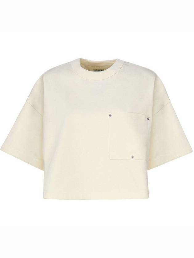 Crew Neck Pocket Short Sleeve T-Shirt White - BOTTEGA VENETA - BALAAN 2