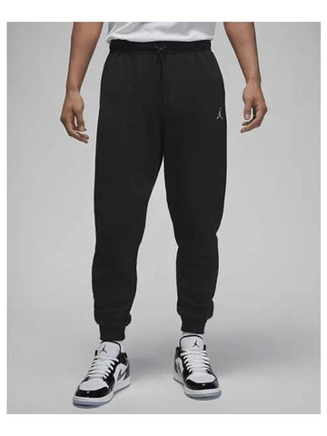 Jordan Essential Men s Loopback Fleece Pants Black White FQ7762 010 738184 - NIKE - BALAAN 1