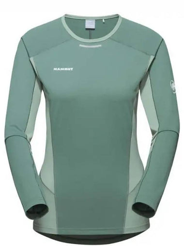 Aenergy FL ​​Long Sleeve T-shirt Green - MAMMUT - BALAAN 1