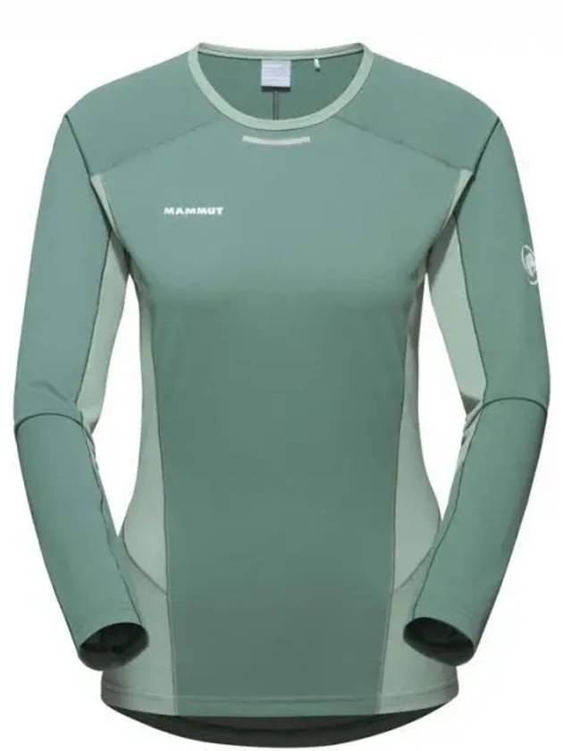 Aenergy FL Long Sleeve T-shirt Green - MAMMUT - BALAAN 1