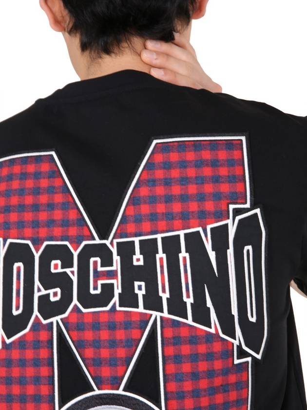 Round Neck T-Shirt 071070380555 B0040168842 - MOSCHINO - BALAAN 5